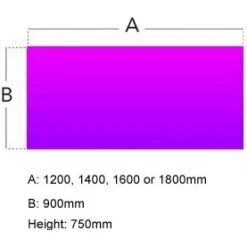 Presence Executive Rectangular Desks -Office Furniture 071226