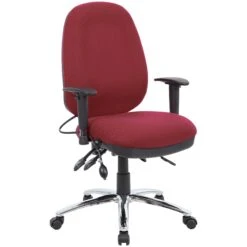 Deluxe Air Lumbar - Large Fully Loaded Operator Chair -Office Furniture 071415