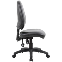 Comfort 3-Lever Leather Operator Chairs -Office Furniture 072762