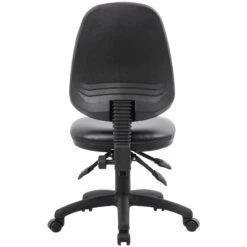Comfort 3-Lever Leather Operator Chairs -Office Furniture 072764