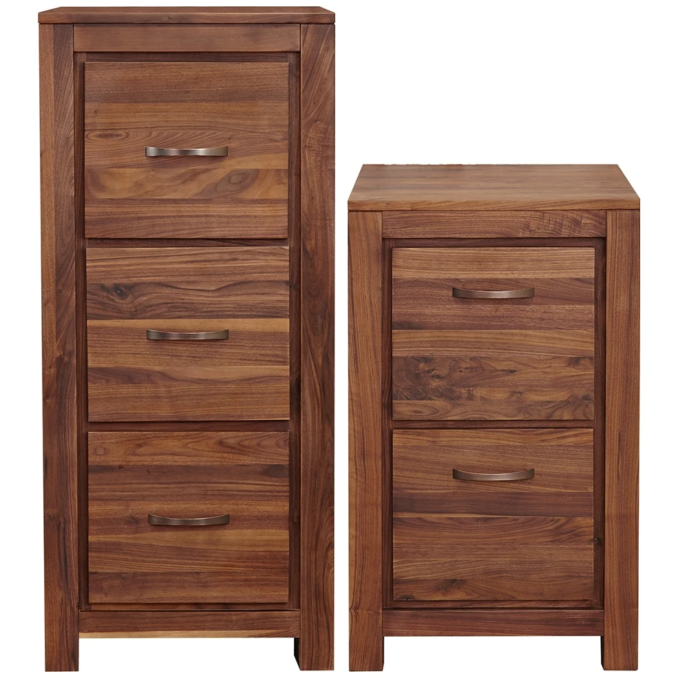 Fernhurst Solid Walnut Filing Cabinets 3 Fernhurst Solid Walnut Filing Cabinets