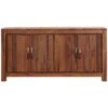Fernhurst Solid Walnut Large Low Sideboard -Office Furniture 073004