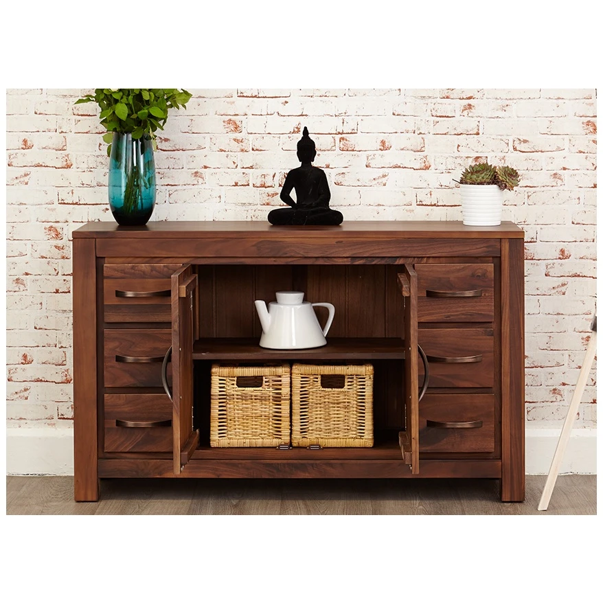 Fernhurst Solid Walnut Six Drawer Sideboard 4 Fernhurst Solid Walnut Six Drawer Sideboard - Image 2