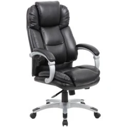 Aston Synchronous Bonded Leather Manager Chair -Office Furniture 073241