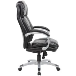 Aston Synchronous Bonded Leather Manager Chair -Office Furniture 073242