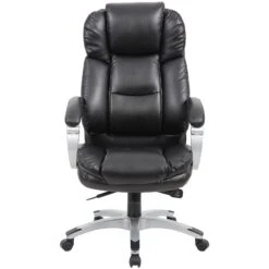 Aston Synchronous Bonded Leather Manager Chair -Office Furniture 073243