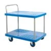 Two Tier Plastic Trolley -Office Furniture 076022