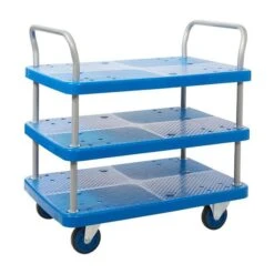 Three Tier Plastic Trolley