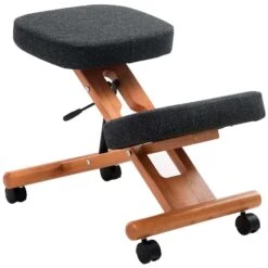 Posture Deluxe Wooden Kneeler Chair -Office Furniture 076642