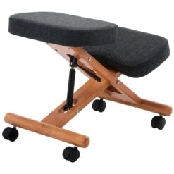 Posture Deluxe Wooden Kneeler Chair -Office Furniture 076644
