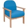 Deluxe Solid Beech Wooden Reception Armchair