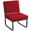 Sleigh Base Reception Chair -Office Furniture 077741