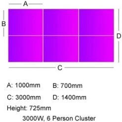 Unity Back To Back 1000W Compact Bench Desks 16 Unity Back To Back 1000W Compact Bench Desks -Office Furniture 078206