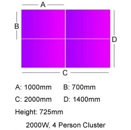Unity Back To Back 1000W Compact Bench Desks 7 Unity Back To Back 1000W Compact Bench Desks - Image 5