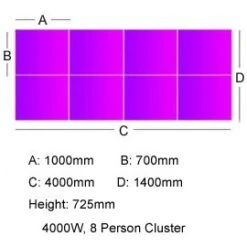 Unity Back To Back 1000W Compact Bench Desks 17 Unity Back To Back 1000W Compact Bench Desks -Office Furniture 078578