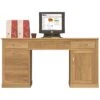 Cavalli Solid Oak Keyhole Computer Desk -Office Furniture 079311