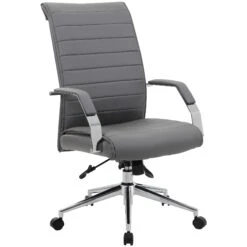 Identity High Back Leather Manager Chair -Office Furniture 083448