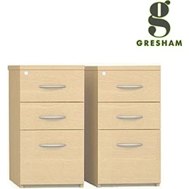 Gresham Tall Narrow Under Desk Pedestals 3 Gresham Tall Narrow Under Desk Pedestals