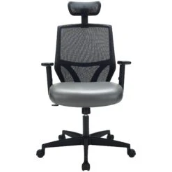 Impact Mesh Office Chair With Pocket Sprung Leather Seat 27 Impact Mesh Office Chair With Pocket Sprung Leather Seat -Office Furniture 085126