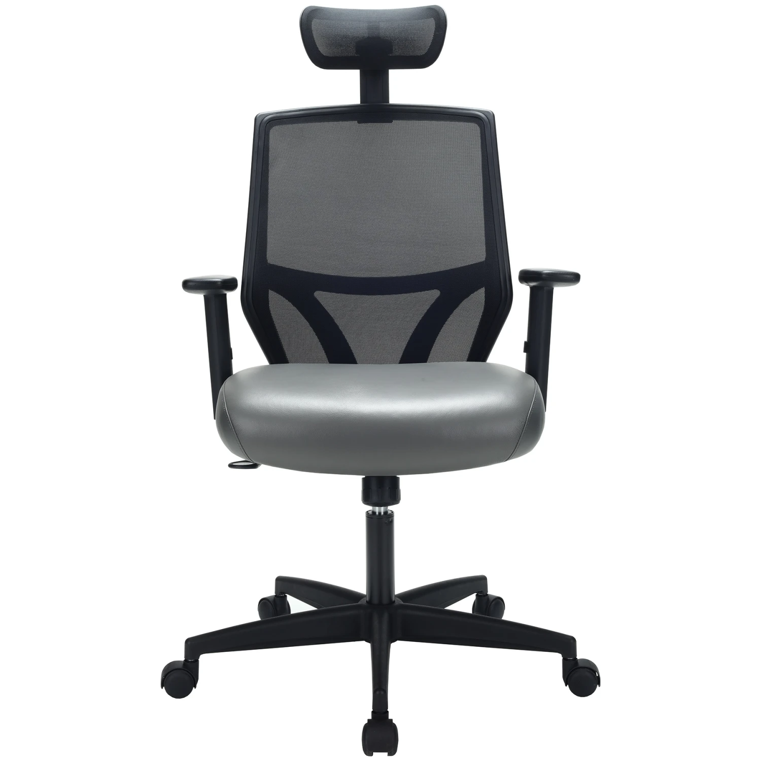 Impact Mesh Office Chair With Pocket Sprung Leather Seat 8 Impact Mesh Office Chair With Pocket Sprung Leather Seat - Image 6