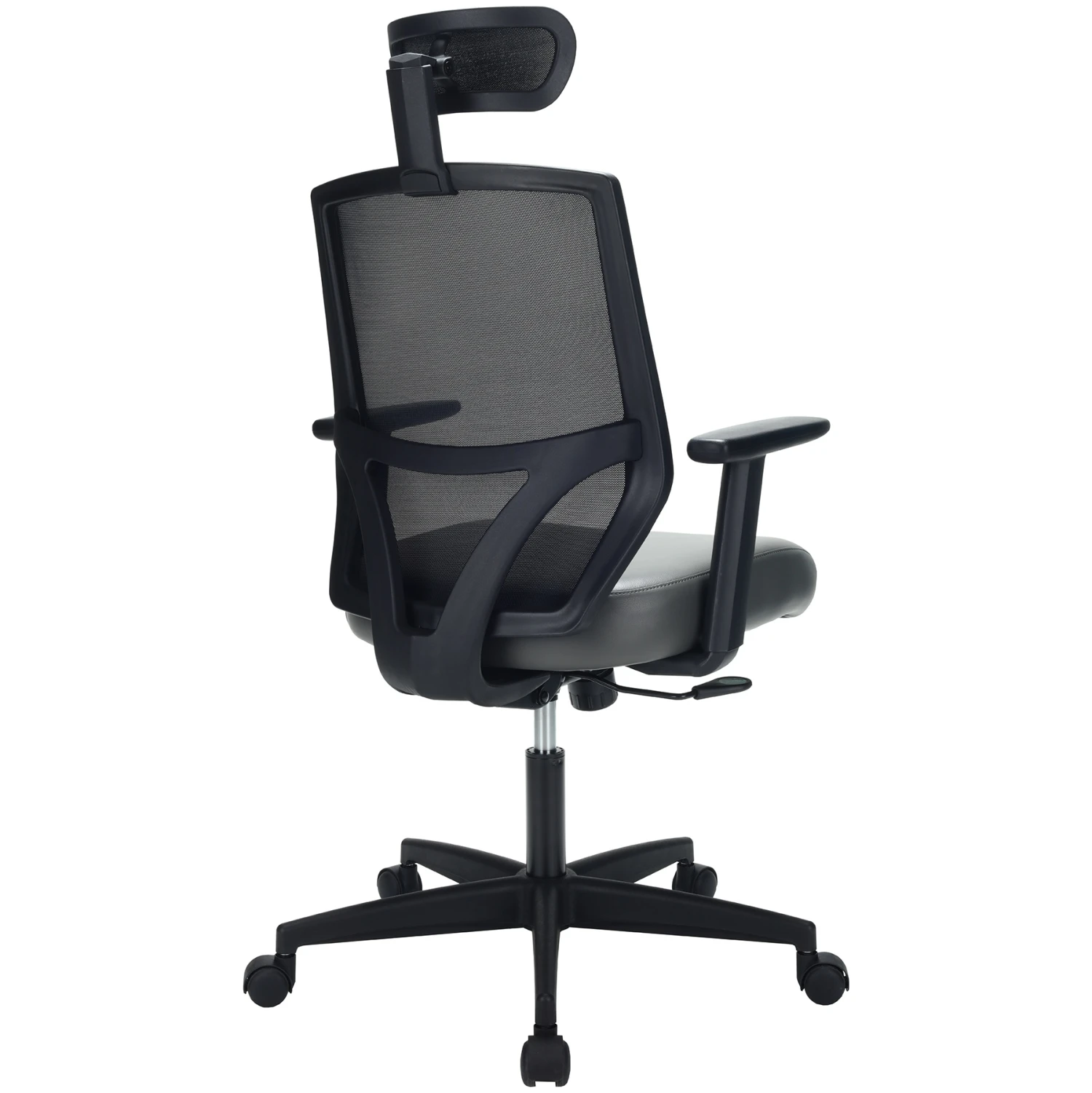 Impact Mesh Office Chair With Pocket Sprung Leather Seat 18 Impact Mesh Office Chair With Pocket Sprung Leather Seat - Image 16