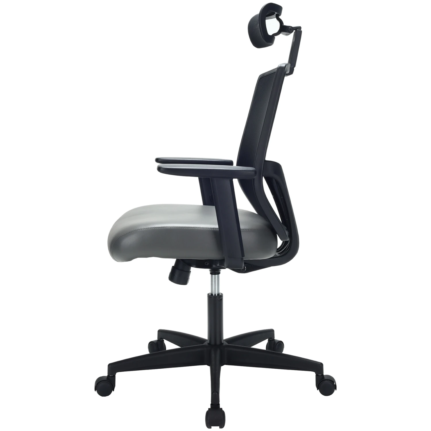 Impact Mesh Office Chair With Pocket Sprung Leather Seat 13 Impact Mesh Office Chair With Pocket Sprung Leather Seat - Image 11