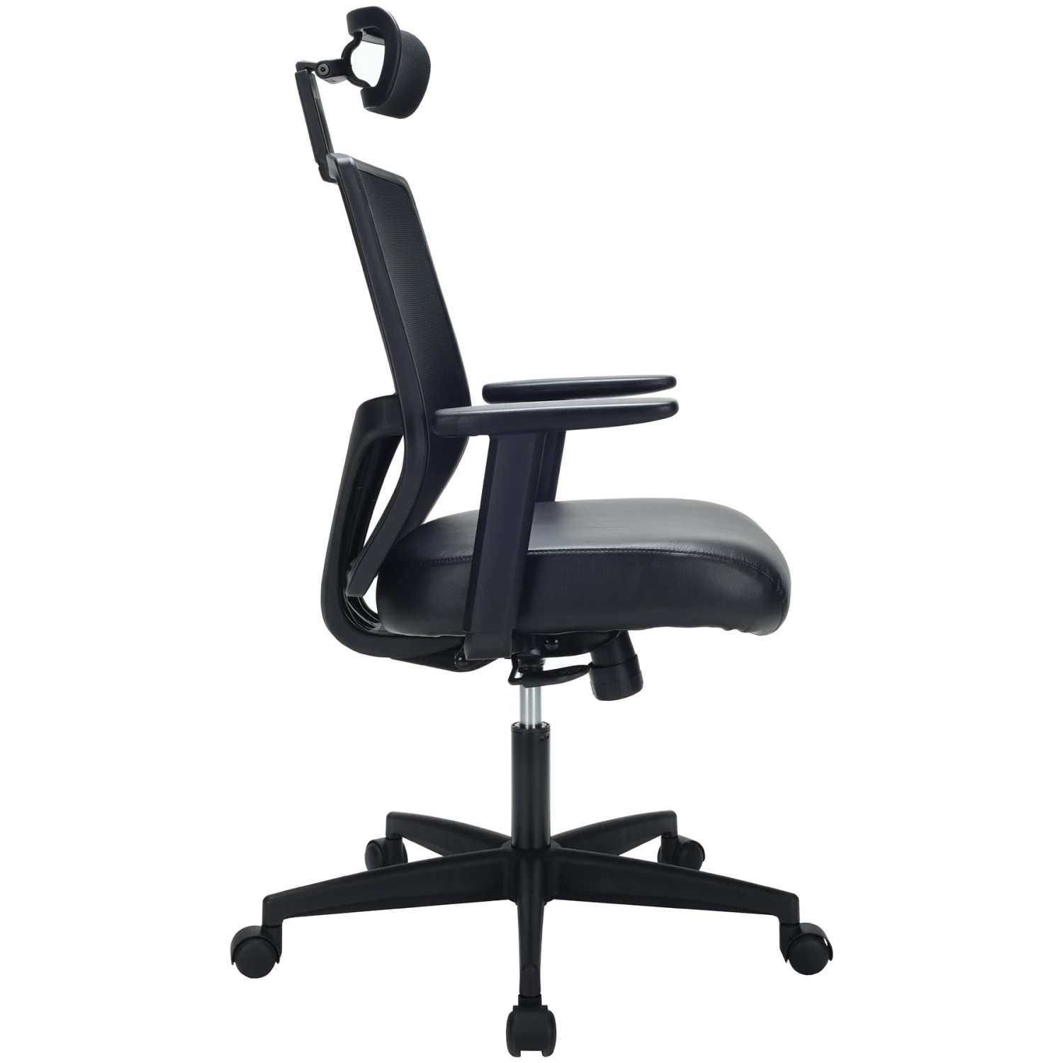 Impact Mesh Office Chair With Pocket Sprung Leather Seat 9 Impact Mesh Office Chair With Pocket Sprung Leather Seat - Image 7