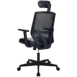 Impact Mesh Office Chair With Pocket Sprung Leather Seat 41 Impact Mesh Office Chair With Pocket Sprung Leather Seat -Office Furniture 085140
