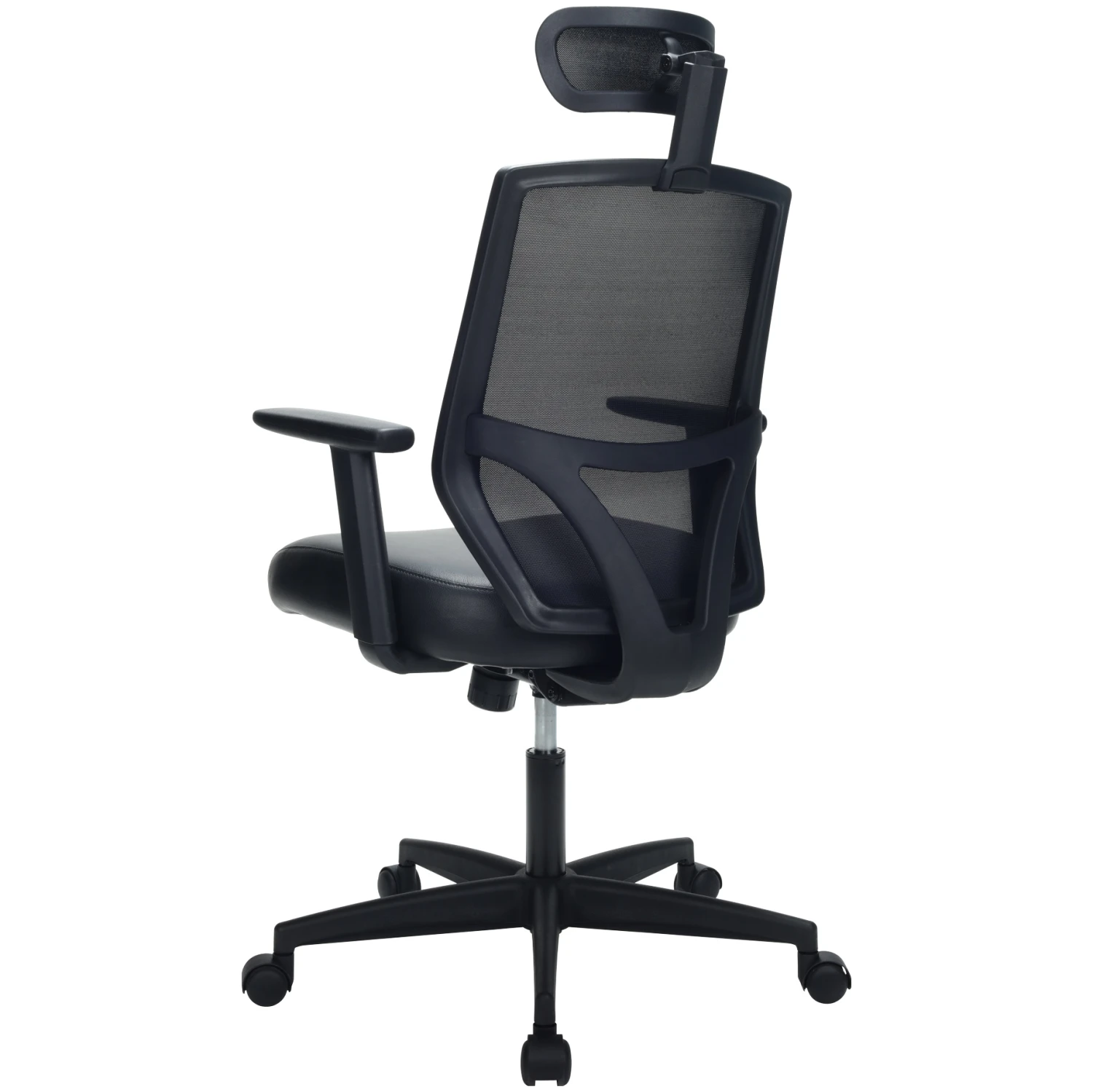 Impact Mesh Office Chair With Pocket Sprung Leather Seat 22 Impact Mesh Office Chair With Pocket Sprung Leather Seat - Image 20