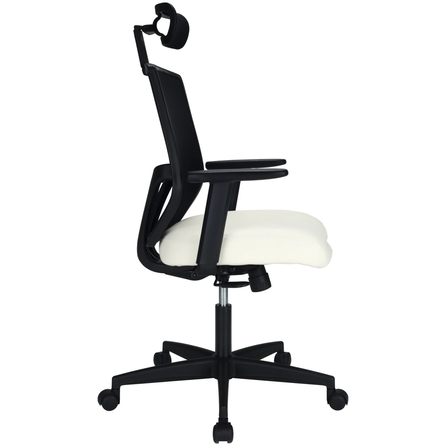 Impact Mesh Office Chair With Pocket Sprung Leather Seat 10 Impact Mesh Office Chair With Pocket Sprung Leather Seat - Image 8
