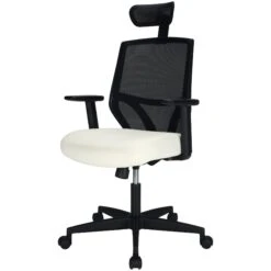 Impact Mesh Office Chair With Pocket Sprung Leather Seat 34 Impact Mesh Office Chair With Pocket Sprung Leather Seat -Office Furniture 085148
