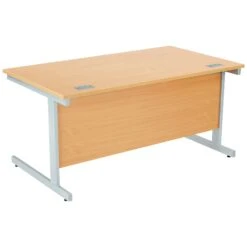 Commerce II Rectangular Desks With Desk High Pedestal -Office Furniture 085407
