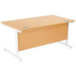 Commerce II Rectangular Desks With Desk High Pedestal -Office Furniture 085408