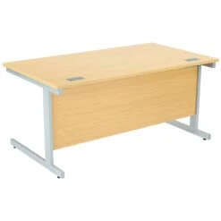 Commerce II Rectangular Desks With Desk High Pedestal -Office Furniture 085412
