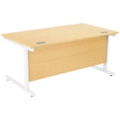 Commerce II Rectangular Desks With Desk High Pedestal -Office Furniture 085413