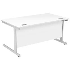 Commerce II Rectangular Desks With Desk High Pedestal -Office Furniture 085417