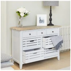 Autograph Solid Wood Small Sideboard With Drawers 12 Autograph Solid Wood Small Sideboard With Drawers -Office Furniture 085679