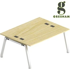 Gresham Bench² Angled Leg Fixed Top Back To Back Rectangular Starter Desks 3 Gresham Bench² Angled Leg Fixed Top Back To Back Rectangular Starter Desks