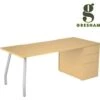 Gresham Script Rectangular Pedestal Desks