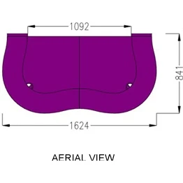 Ripple Compact Reception Desk 4 Ripple Compact Reception Desk - Image 2