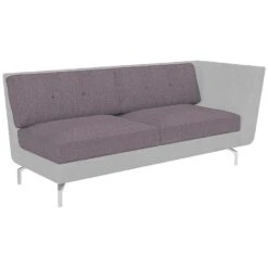 Summit Deco Triple Seat Modular Chair With Left Arm