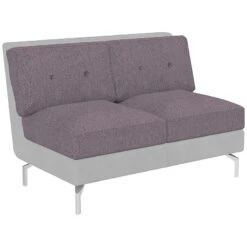 Summit Deco Double Seat Modular Chair With No Arms