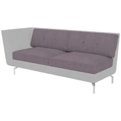 Summit Deco Triple Seat Modular Chair With Right Arm