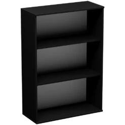 Eclipse Essential Black Office Bookcases -Office Furniture 089282