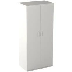 Vogue Essential White Office Cupboards -Office Furniture 089343