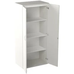 Vogue Essential White Office Cupboards -Office Furniture 089352