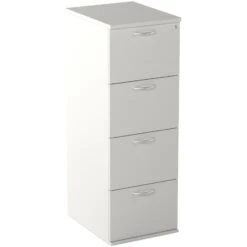 NEXT DAY Vogue Essential White Filing Cabinets -Office Furniture 089382