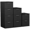 Eclipse Essential Black Filing Cabinets -Office Furniture 089383