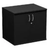 NEXT DAY Eclipse Essential Black Desk High Cupboards -Office Furniture 089729