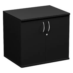 NEXT DAY Eclipse Essential Black Desk High Cupboards